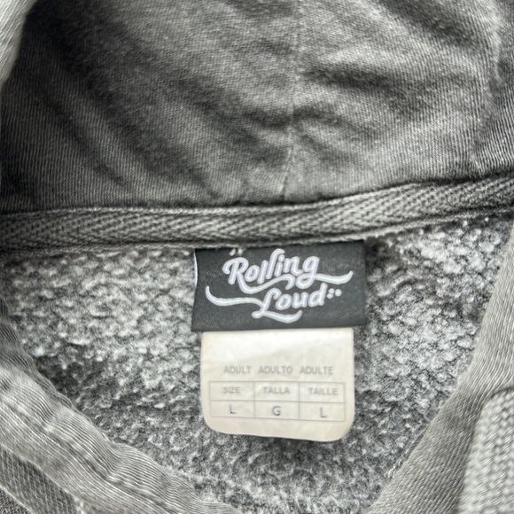 Grey Trippie Redd Rolling Loud hoodie - Sz L - Picture 4 of 4